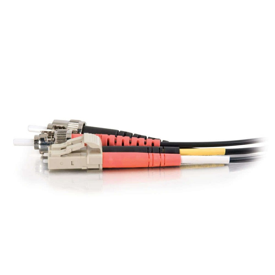 Cables to Go 3.3Ft (1M) Lc-St 62.5/125 Om1 Duplex Multimode Pvc Fiber Optic Cable - Black Hot