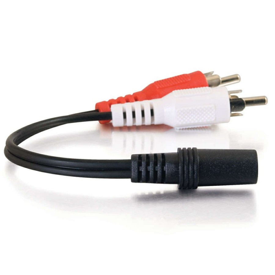 Cables to Go 0.5Ft (0.15M) Value Series One 3.5Mm Stereo Female To Two Rca Stereo Male Y-Cable Hot