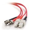 Cables to Go 32.8Ft (10M) Sc-St 62.5/125 Om1 Duplex Multimode Pvc Fiber Optic Cable - Red Online