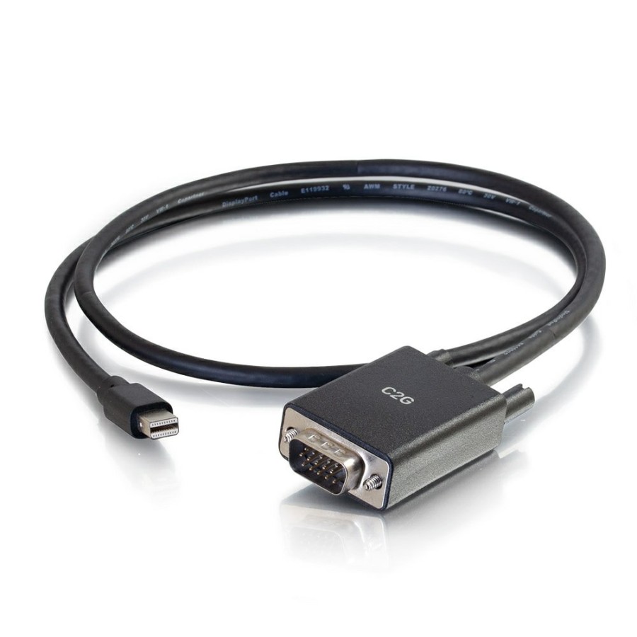 Cables to Go 6Ft (1.8M) Mini Displayport Male To Vga Male Active Adapter Cable - Black Online