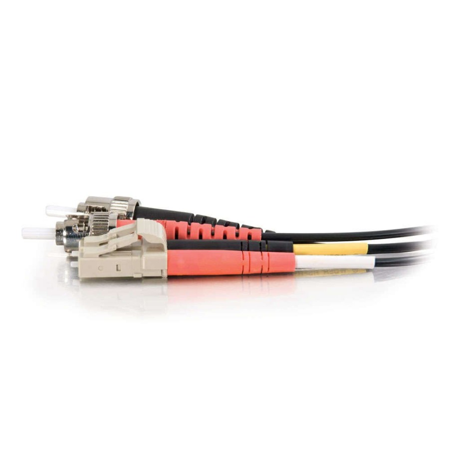 Cables to Go 16.4Ft (5M) Lc-St 62.5/125 Om1 Duplex Multimode Pvc Fiber Optic Cable - Black Wholesale