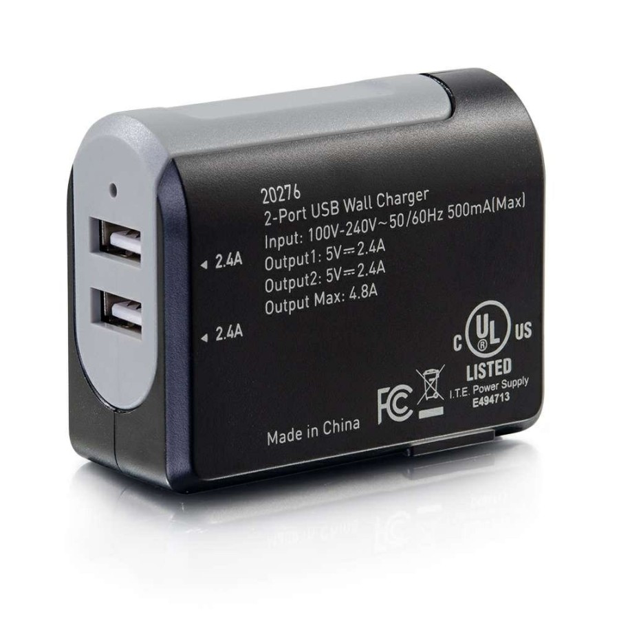 Cables to Go 2-Port Usb Wall Charger - Ac To Usb Adapter, 5V 4.8A Output Best