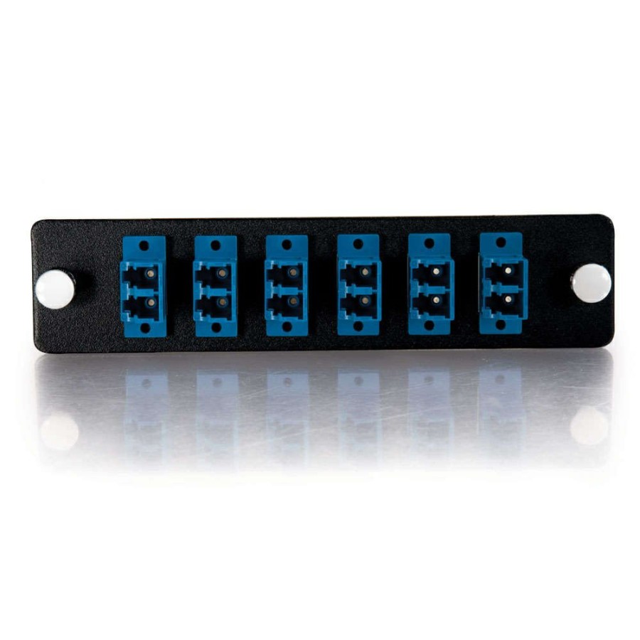 Cables to Go 12-Strand, Lc Duplex, Pb Insert, Multimode/Single-Mode, Blue Adapter Panel Best