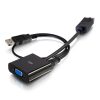 Cables to Go 8In Displayport Male To Vga + Audio Female Active Adapter Converter - Black New