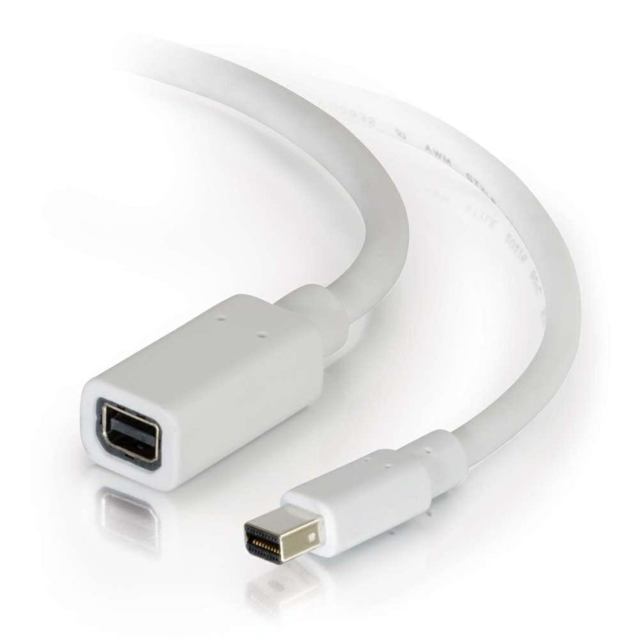 Cables to Go 6Ft (1.8M) Mini Displayport Extension Cable M/F - White Best