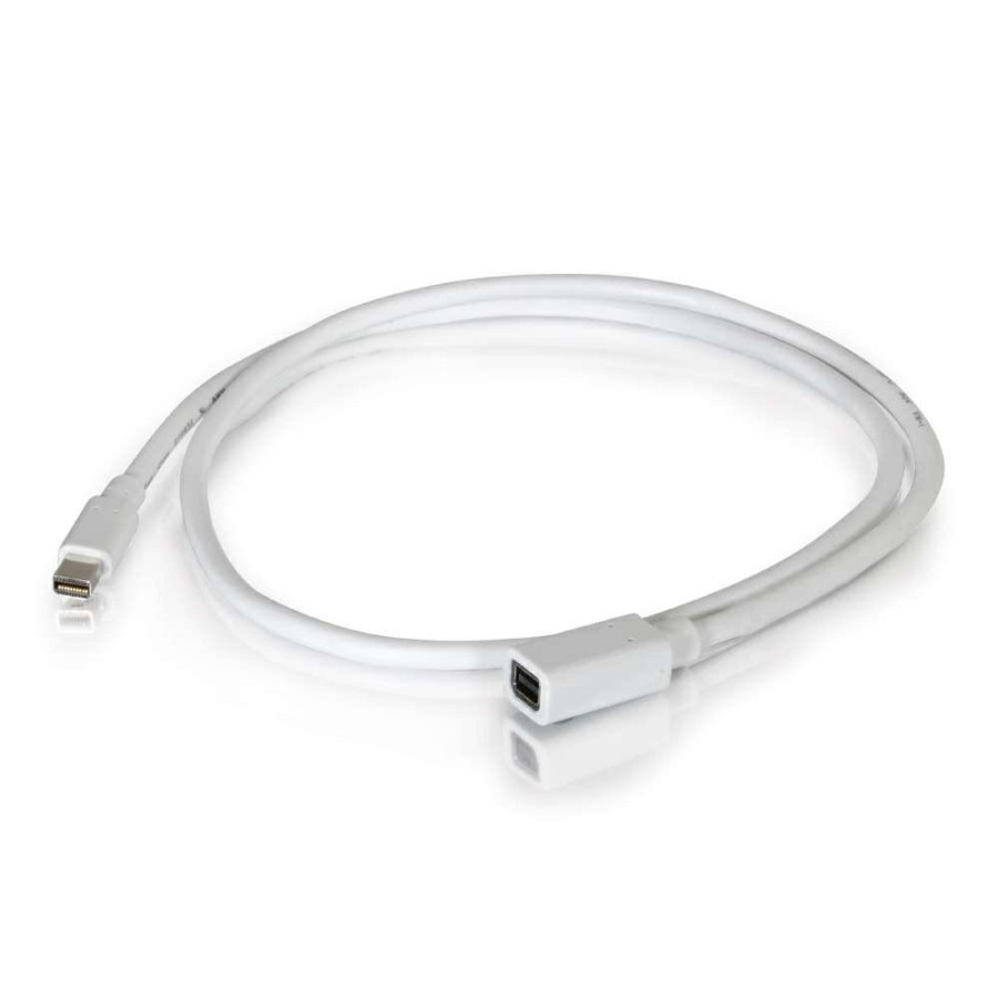 Cables to Go 6Ft (1.8M) Mini Displayport Extension Cable M/F - White Best