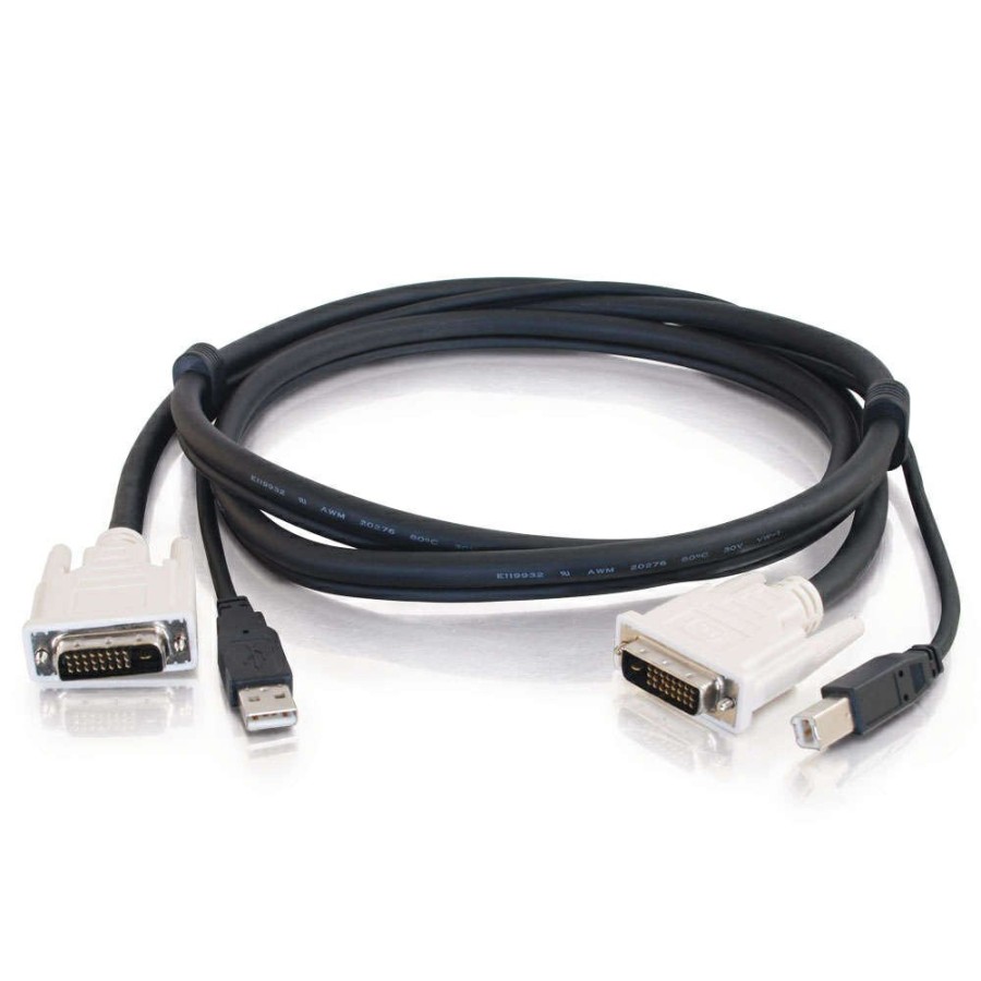 Cables to Go 6Ft (1.8M) Dvi Dual Link + Usb 2.0 Kvm Cable Best