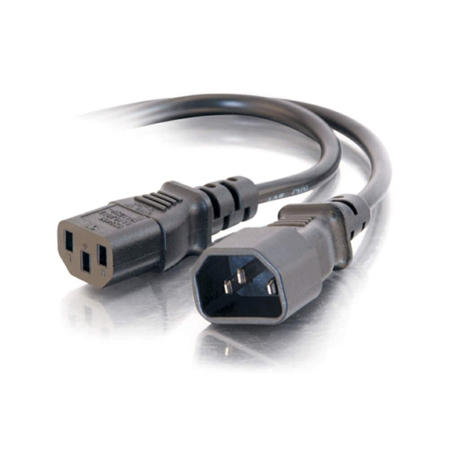 Cables to Go 1Ft (0.3M) 18 Awg Computer Power Extension Cord (Iec320C14 To Iec320C13) (Taa Compliant) Wholesale