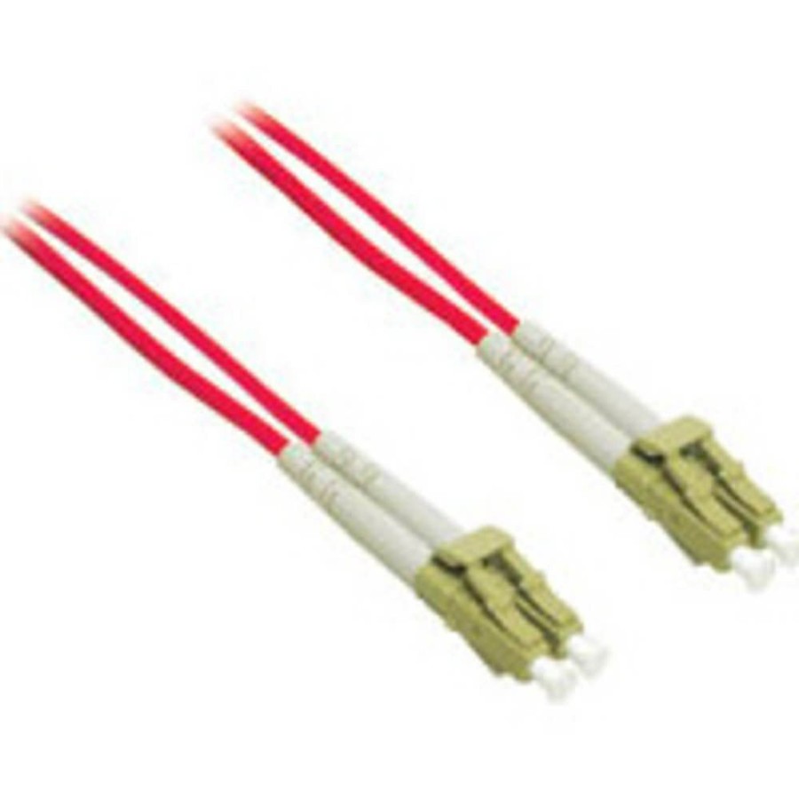 Cables to Go 9.8Ft (3M) Lc-Lc 62.5/125 Om1 Duplex Multimode Fiber Optic Cable (Taa Compliant) - Plenum Cmp-Rated - Red Wholesale