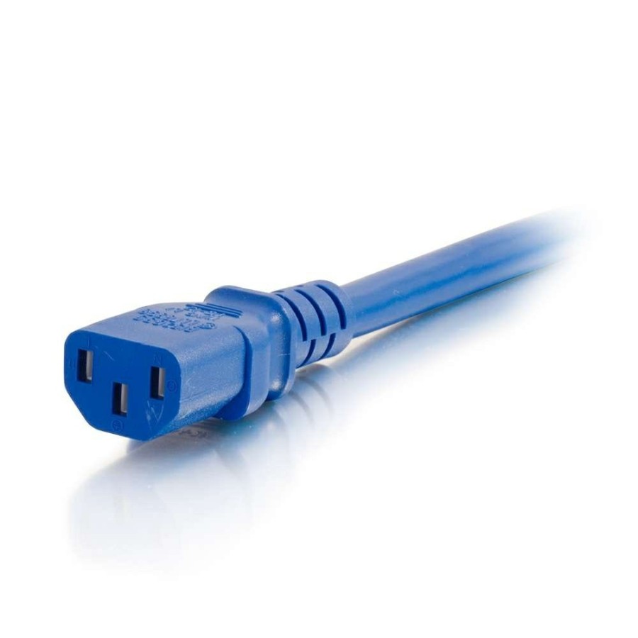 Cables to Go 1Ft (0.3M) 18Awg Power Cord (Iec320C14 To Iec320C13) - Blue New