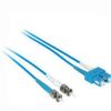 Cables to Go 6.6Ft (2M) Sc-St 50/125 Om2 Duplex Multimode Pvc Fiber Optic Cable (Taa Compliant) - Blue Hot