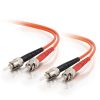 Cables to Go 98.4Ft (30M) St-St 62.5/125 Om1 Duplex Multimode Fiber Optic Cable - Plenum Cmp-Rated - Orange Clearance