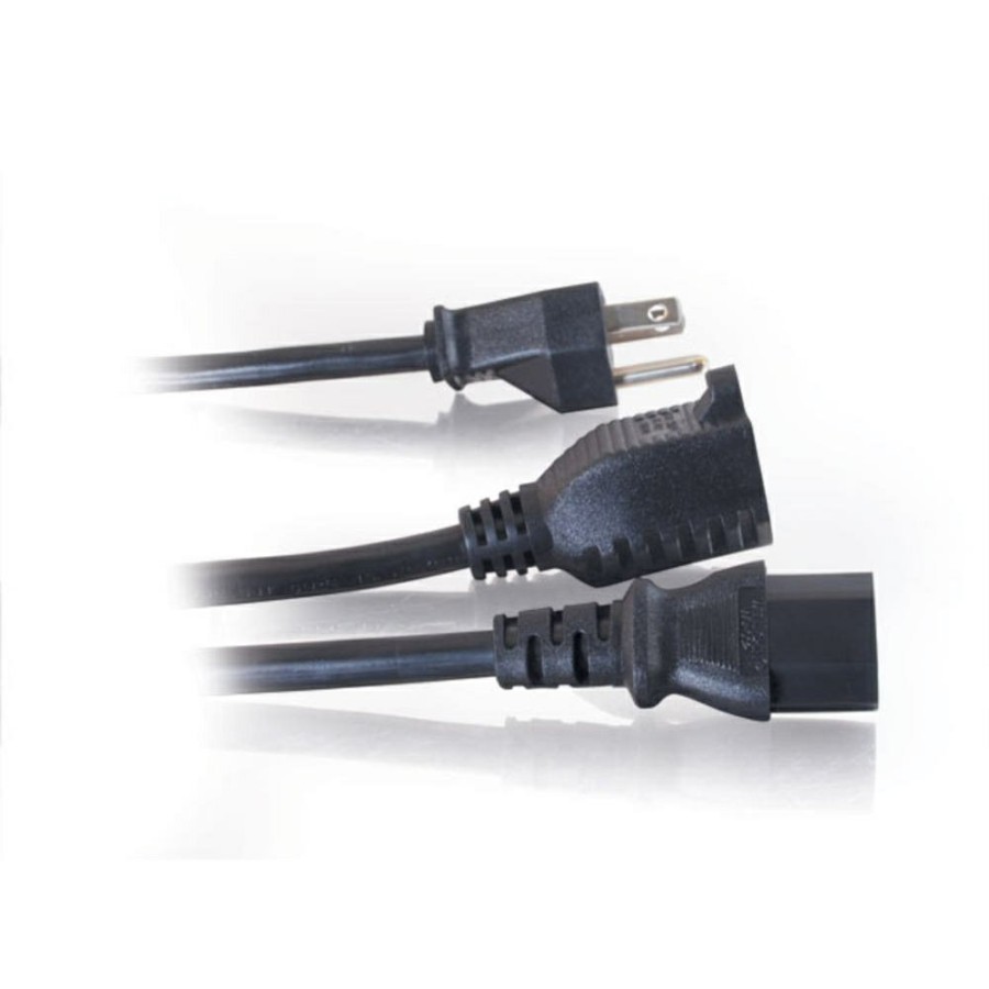 Cables to Go 3Ft (0.9M) 16 Awg 1-To-2 Power Cord Splitter (Nema 5-15P To 1 Nema 5-15R + 1 Iec320C13) Clearance