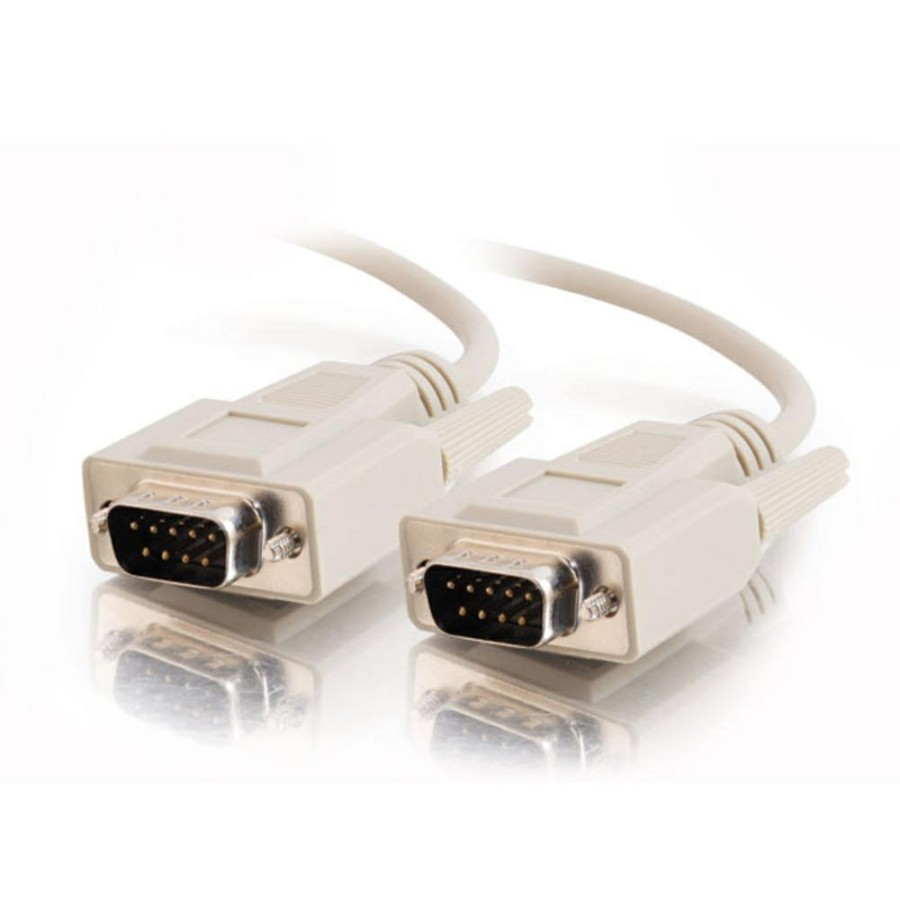 Cables to Go 10Ft (3M) Db9 M/M Serial Rs232 Cable - Beige New