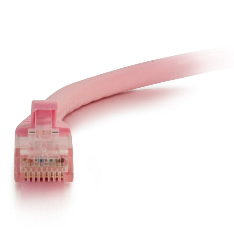 Cables to Go 12Ft (3.7M) Cat6A Snagless Unshielded (Utp) Ethernet Network Patch Cable - Pink Hot