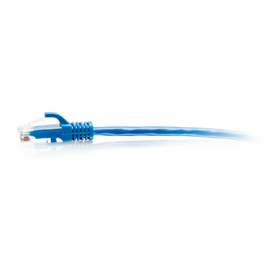 Cables to Go 7Ft (2.1M) Cat6A Snagless Unshielded (Utp) Slim Ethernet Network Patch Cable - Blue New