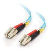 Cables to Go 16.4Ft (5M) Lc-Lc 10Gb 50/125 Om3 Duplex Multimode Fiber Optic Cable (Taa Compliant) - Aqua Wholesale