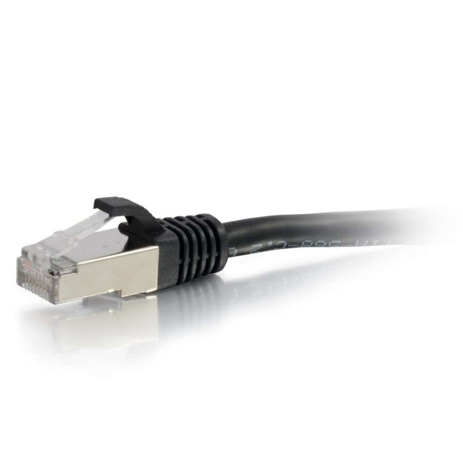 Cables to Go 0.5Ft (0.15M) Cat6 Snagless Shielded (Stp) Ethernet Network Patch Cable - Black Wholesale