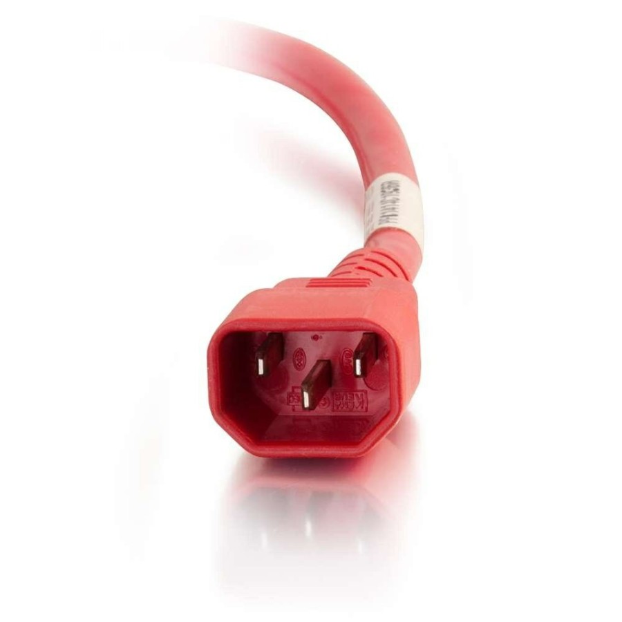 Cables to Go 6Ft (1.8M) 14Awg Power Cord (Iec320C14 To Iec320C13) - Red Online