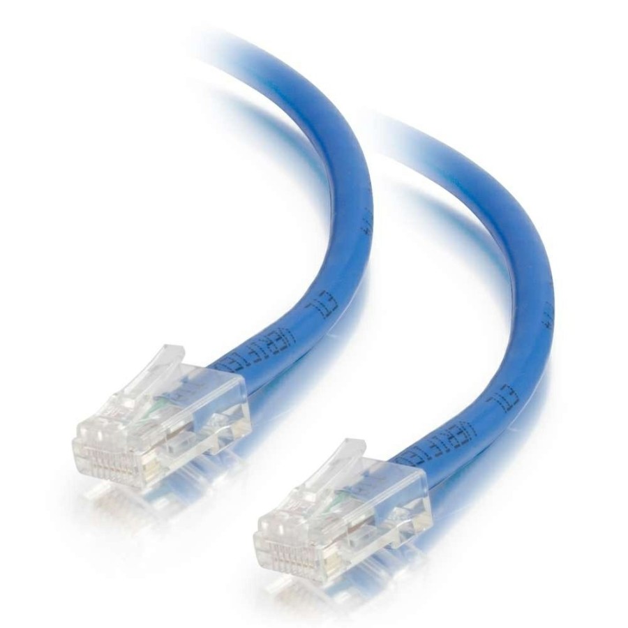 Cables to Go 25Ft (7.6M) Cat5E Non-Booted Unshielded (Utp) Ethernet Network Patch Cable - Blue New