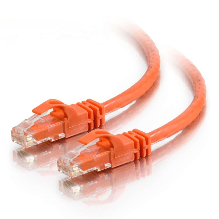 Cables to Go 14Ft (4.25M) Cat6 Snagless Unshielded (Utp) Network Crossover Patch Cable - Orange Online