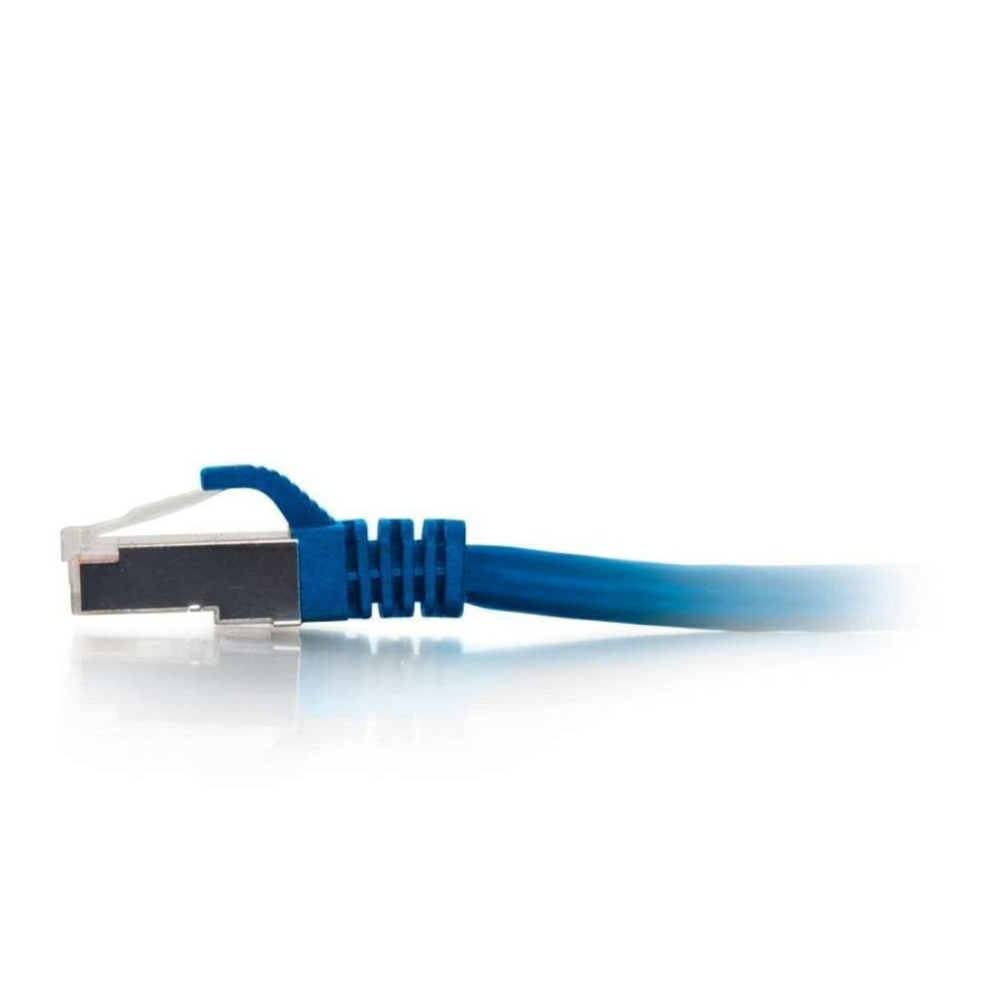 Cables to Go 1Ft (0.3M) Cat6 Snagless Shielded (Stp) Ethernet Network Patch Cable - Blue Best