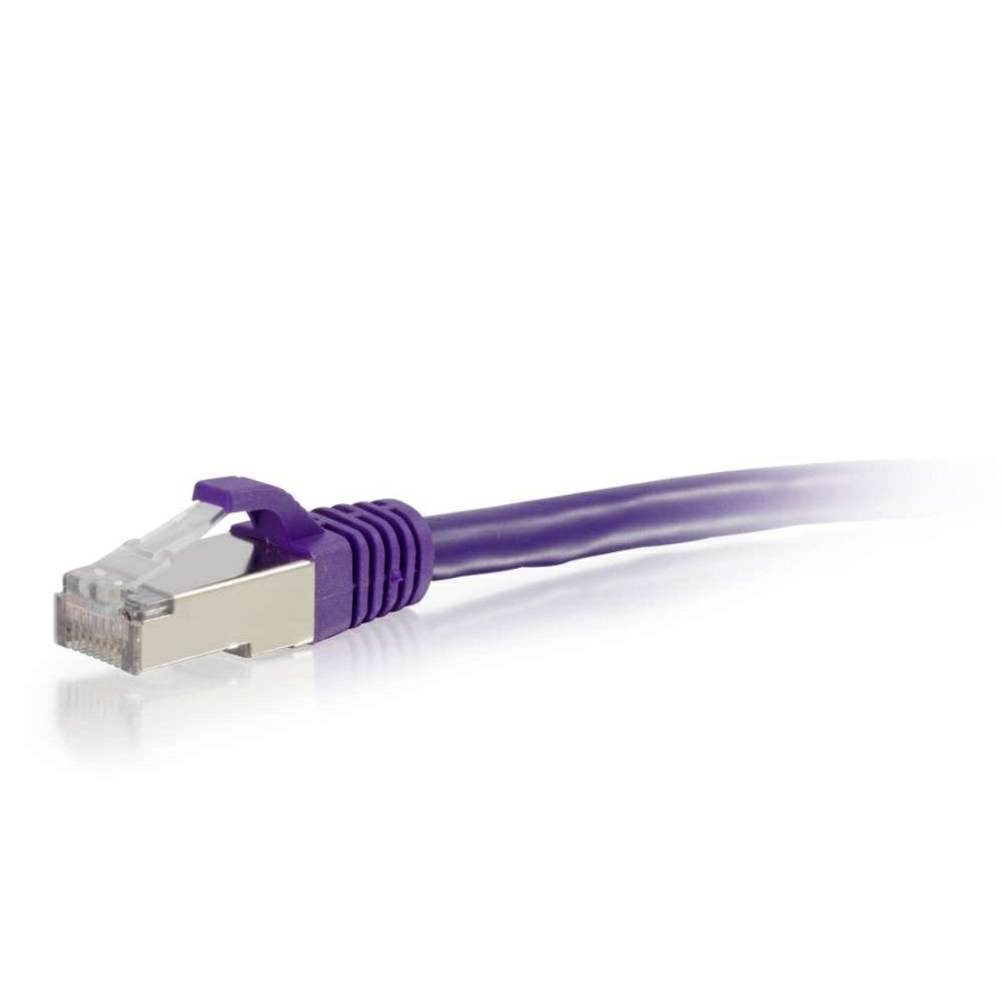 Cables to Go 8Ft (2.4M) Cat6 Snagless Shielded (Stp) Ethernet Network Patch Cable - Purple Online