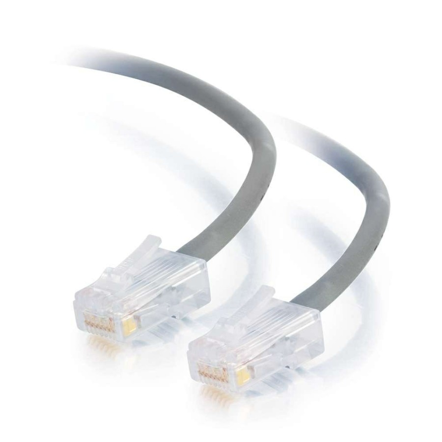 Cables to Go 75Ft (22.8M) Cat5E Non-Booted Utp Unshielded Ethernet Network Patch Cable - Plenum Cmp-Rated (Taa Compliant) - Gray New