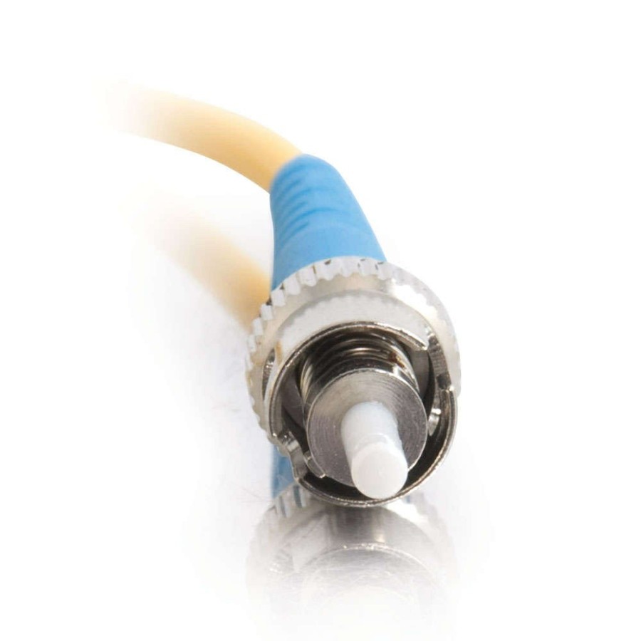 Cables to Go 16.4Ft (5M) St-St 9/125 Os2 Simplex Single-Mode Fiber Optic Cable (Taa Compliant) - Low Smoke Zero Halogen Lszh - Yellow Wholesale