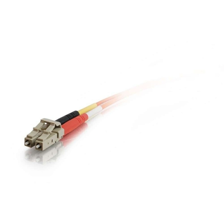 Cables to Go 98.4Ft (30M) Lc-Sc 50/125 Om2 Duplex Multimode Pvc Fiber Optic Cable (Taa Compliant) - Orange New