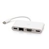 Cables to Go Usb-C® To Hdmi®, Vga, Usb-A, And Rj45 Multiport Adapter - 4K 30Hz - White Best