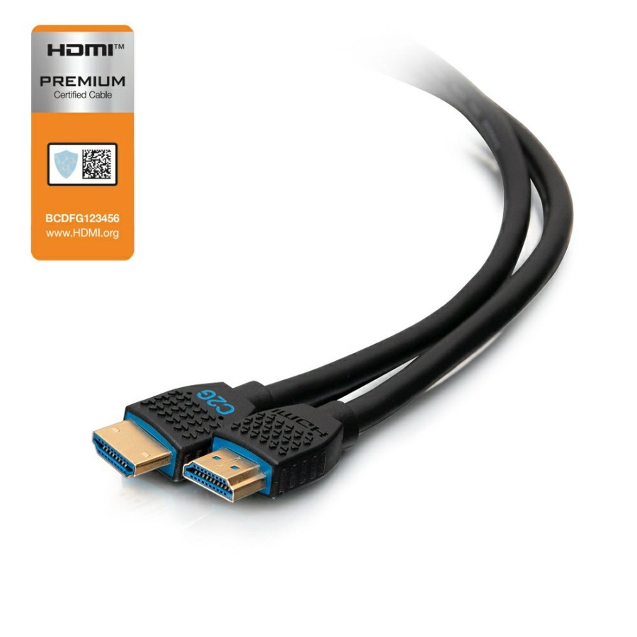 Cables to Go 15Ft (4.5M) C2G Performance Series Certified Premium High Speed Hdmi Cable - 4K 60Hz In-Wall, Cmg Rated Clearance