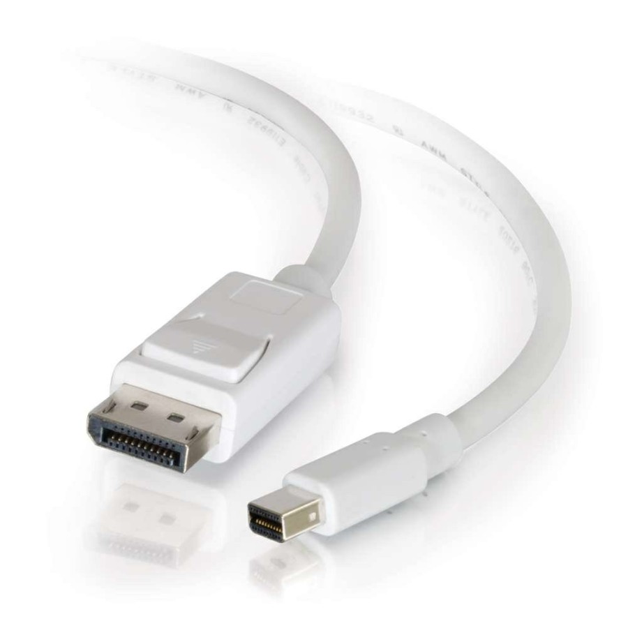 Cables to Go 3Ft (0.9M) Mini Displayport To Displayport Adapter Cable 4K 30Hz - White Online