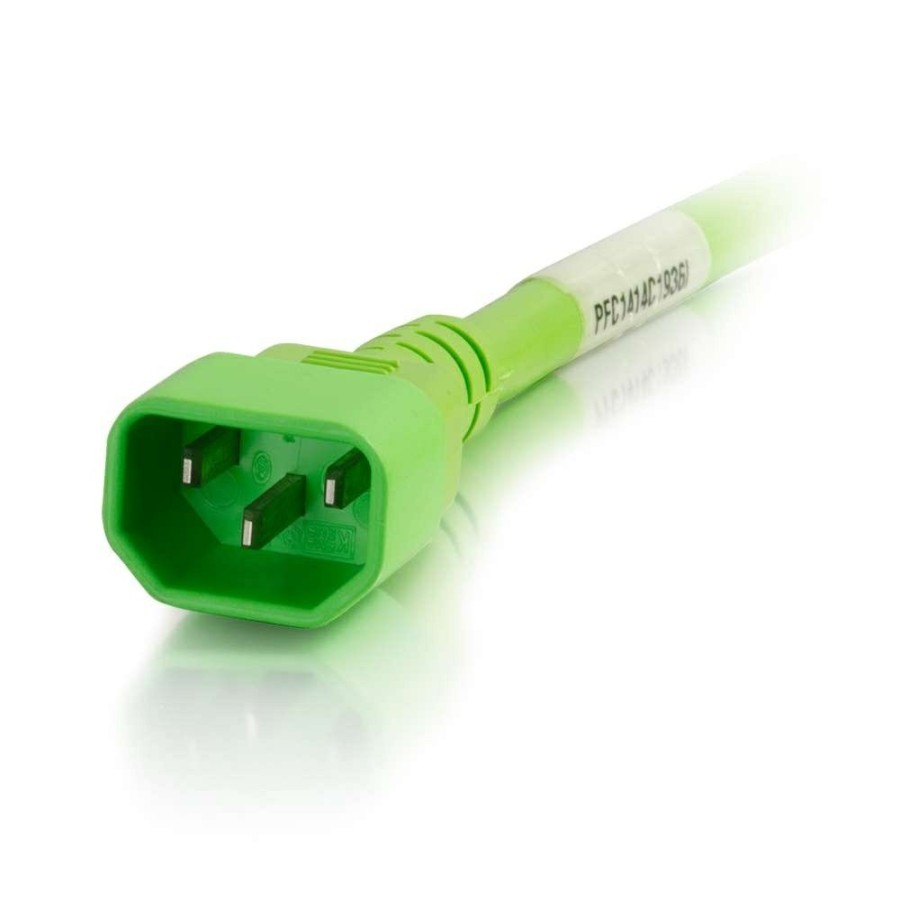 Cables to Go 1Ft (0.3M) 14Awg Power Cord (Iec320C14 To Iec320C13) - Green Clearance