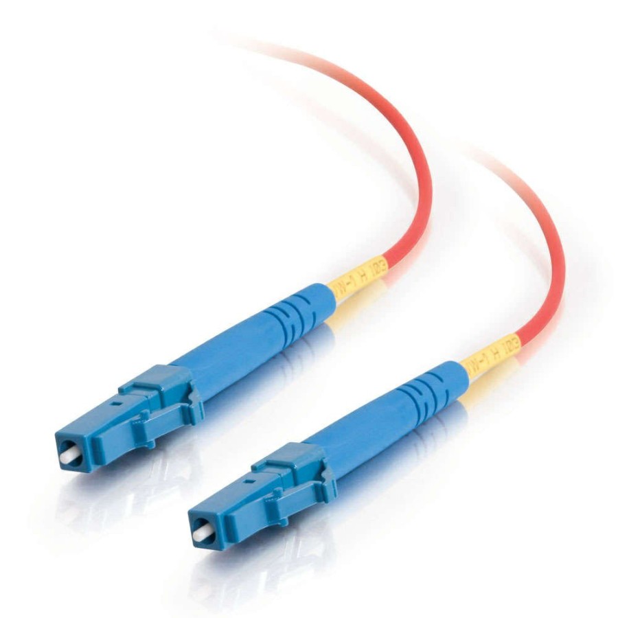 Cables to Go 3.3Ft (1M) Lc-Lc 9/125 Os2 Simplex Single-Mode Pvc Fiber Optic Cable (Taa Compliant) - Red Best