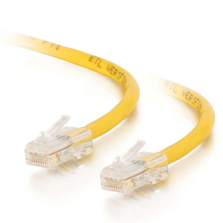 Cables to Go 5Ft (1.5M) Cat5E Non-Booted Unshielded (Utp) Network Crossover Patch Cable - Yellow Hot