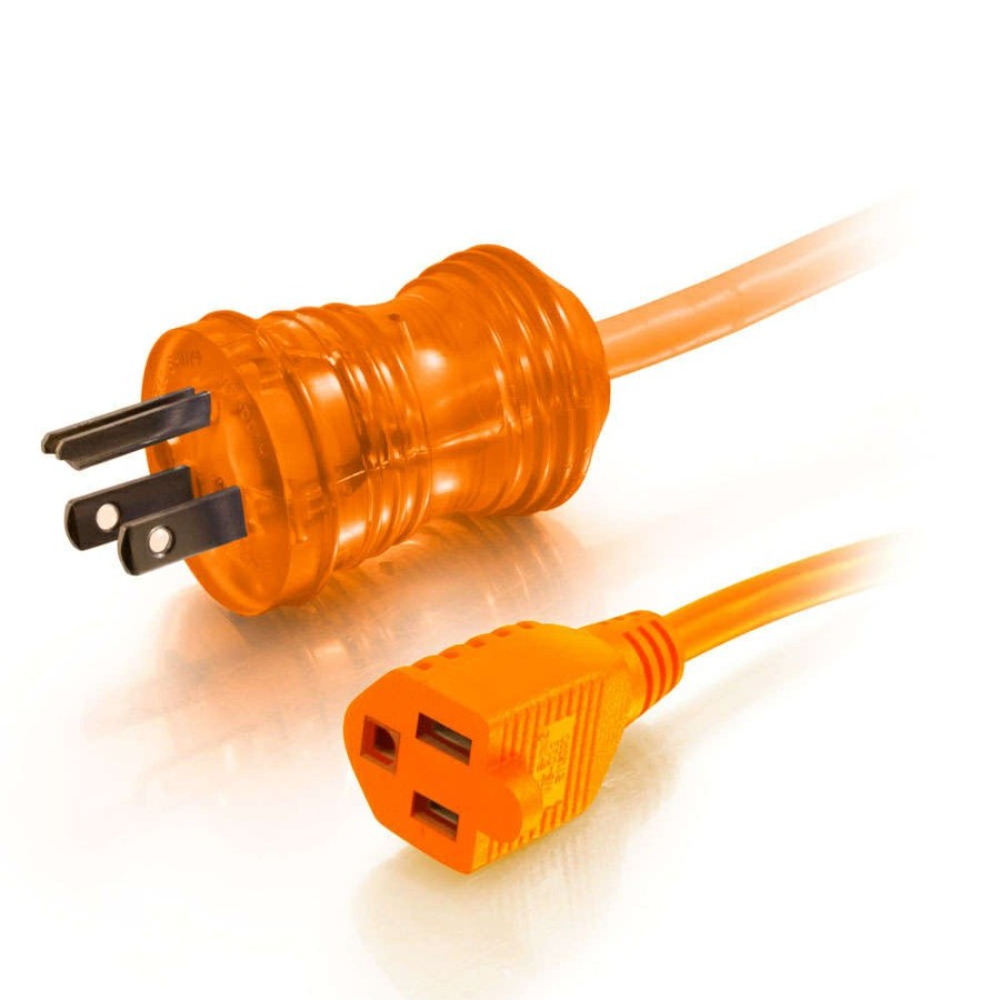 Cables to Go 75Ft (22.8M) 16 Awg Hospital Grade Power Extension Cord (Nema 5-15P To Nema 5-15R) - Orange Best