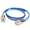 Cables to Go 6.6Ft (2M) Sc-Sc 62.5/125 Om1 Duplex Multimode Pvc Fiber Optic Cable (Taa Compliant) - Blue Best