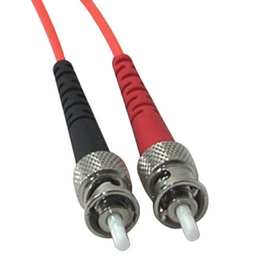 Cables to Go 29.5Ft (9M) Lc-St 62.5/125 Om1 Duplex Multimode Pvc Fiber Optic Cable - Orange Hot