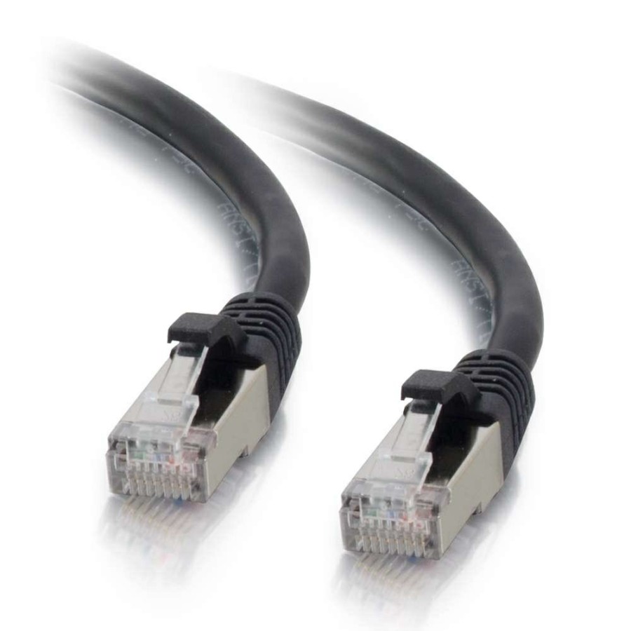 Cables to Go 7Ft (2.1M) Cat6 Snagless Shielded (Stp) Ethernet Network Patch Cable - Black Wholesale