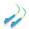 Cables to Go 6.6Ft (2M) Lc-Lc 9/125 Os2 Simplex Single-Mode Pvc Fiber Optic Cable (Taa Compliant) - Green Hot