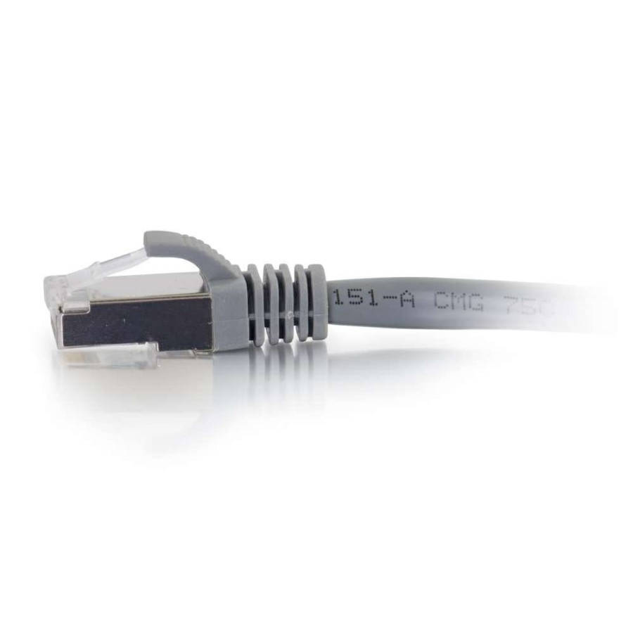 Cables to Go 0.5Ft (0.15M) Cat6A Snagless Shielded (Stp) Ethernet Network Patch Cable - Gray Wholesale