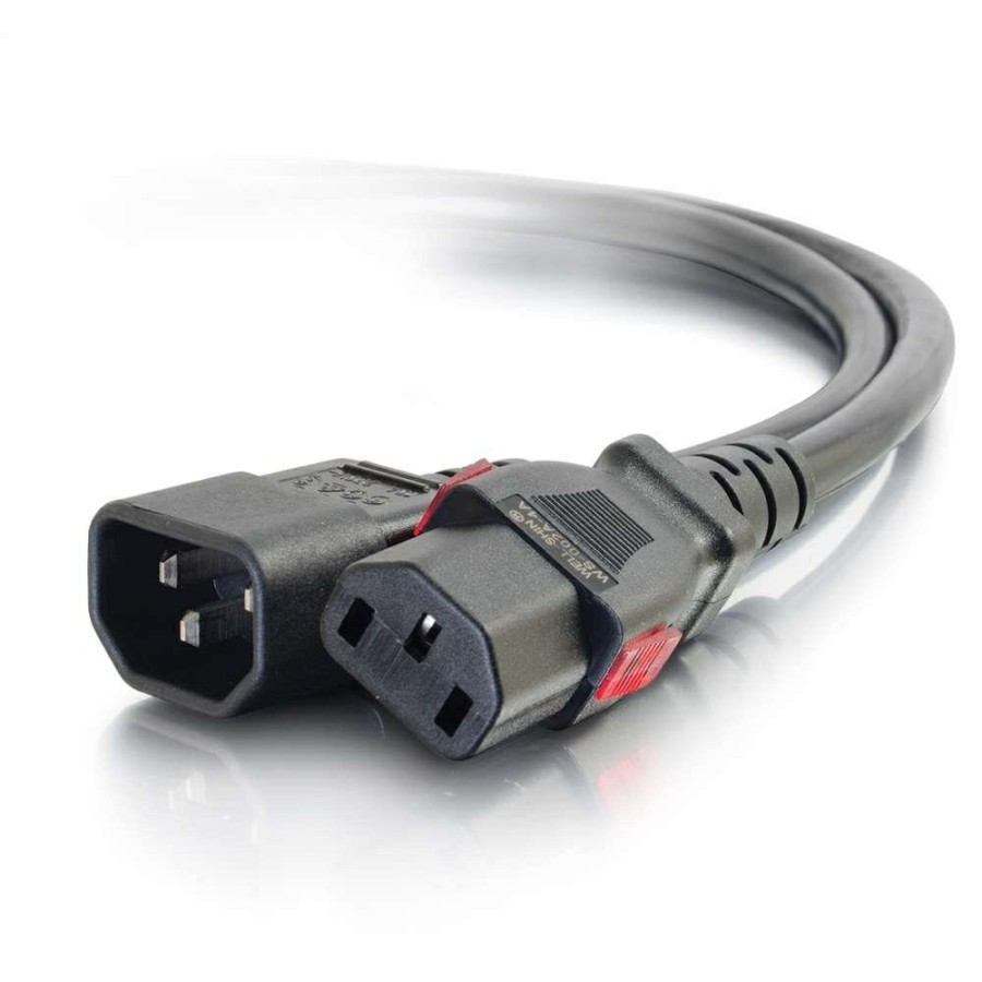 Cables to Go 15Ft (4.6M) Locking C14 To C13 10A 250V Power Cord Black Online