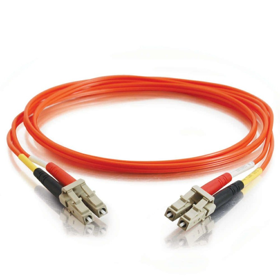 Cables to Go 6.6Ft (2M) Lc-Lc 62.5/125 Om1 Duplex Multimode Fiber Optic Cable (Taa Compliant) - Orange Hot