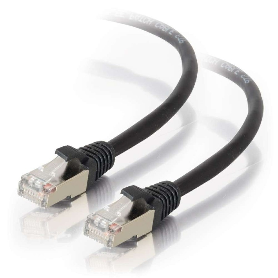 Cables to Go 10Ft (3M) Cat5E Snagless Shielded (Stp) Ethernet Network Patch Cable - Black Best