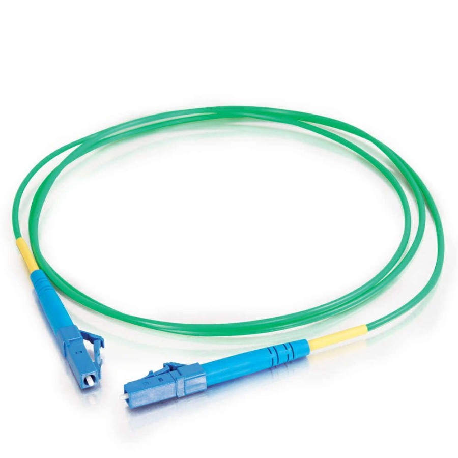 Cables to Go 9.8Ft (3M) Lc-Lc 9/125 Os2 Simplex Single-Mode Pvc Fiber Optic Cable (Taa Compliant) - Green Wholesale