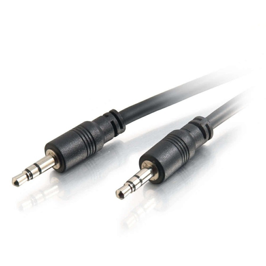 Cables to Go 75Ft (22.8M) 3.5Mm Stereo Audio Cable With Low Profile Connectors M/M - In-Wall Cmg-Rated Clearance