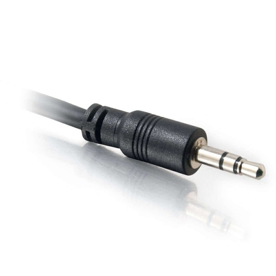 Cables to Go 75Ft (22.8M) 3.5Mm Stereo Audio Cable With Low Profile Connectors M/M - In-Wall Cmg-Rated Clearance