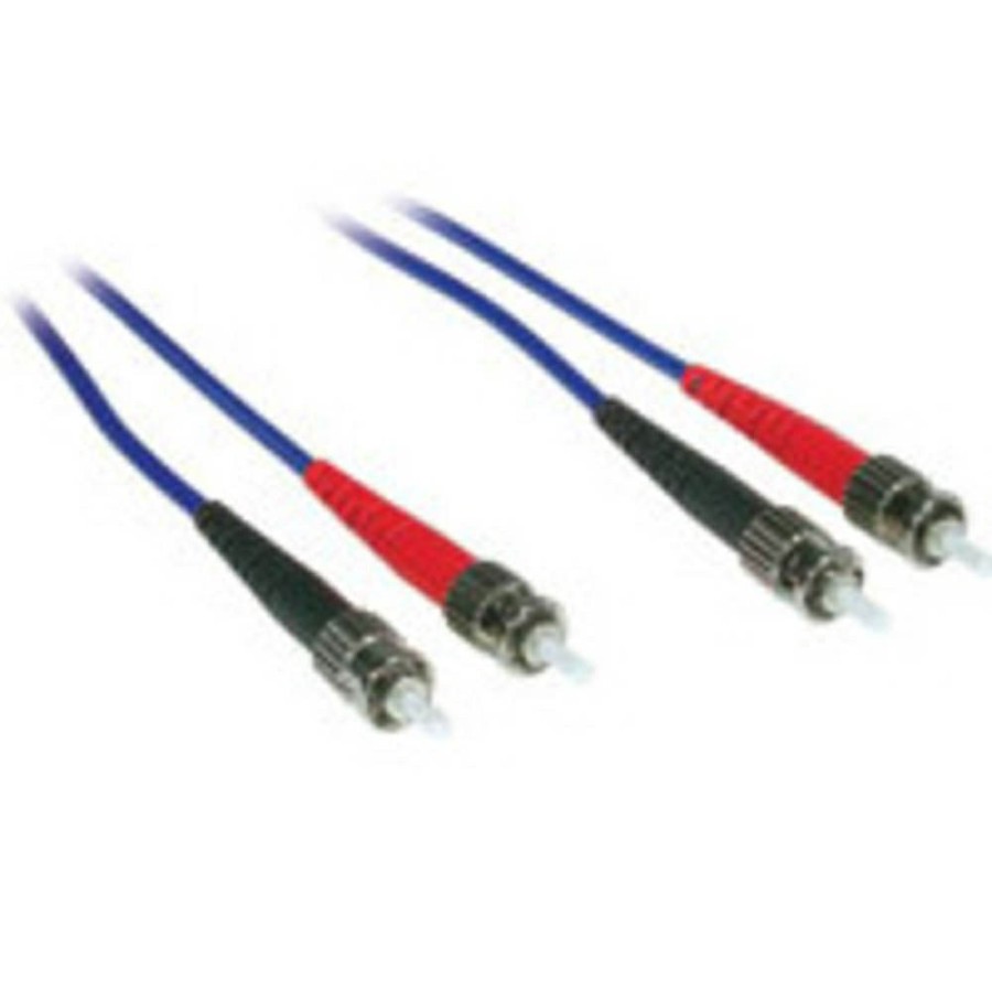 Cables to Go 3.3Ft (1M) St-St 62.5/125 Om1 Duplex Multimode Pvc Fiber Optic Cable - Blue Hot