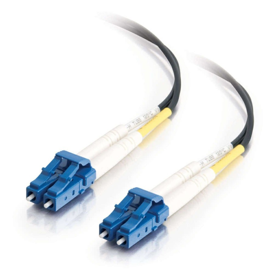 Cables to Go 32.8Ft (10M) Lc-Lc 9/125 Os2 Duplex Single-Mode Pvc Fiber Optic Cable (Taa Compliant) - Black Hot